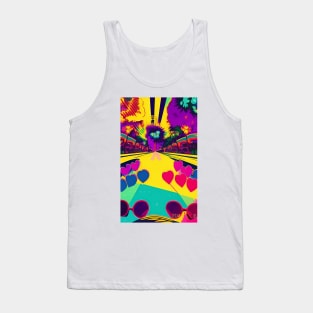 Popart Popculture Loving Hearts Tank Top